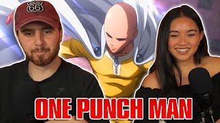 THIS HAS TO BE A JOKE?!🤣 FIRST TIME WATCHING ONE PUNCH MAN! - One Punch Man Episode 1 REACTION!