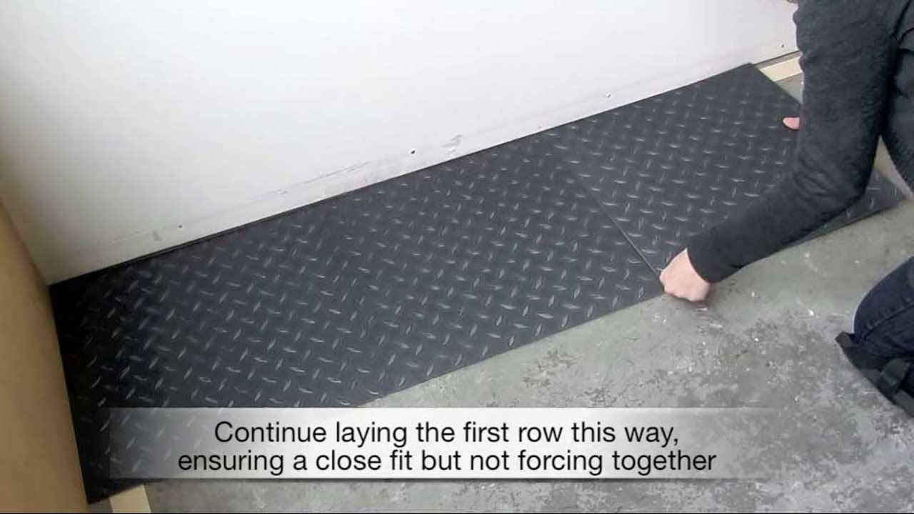 Vinyl Tile Loose Lay Installation - YouTube