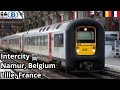 Namur Belgium Lille France Via Charleroi Mons Tournai Intercity TER Train 