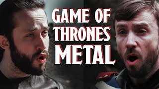 GAME OF THRONES  'Rains of Castamere' (METAL COVER) Jonathan Young & Peter Hollens
