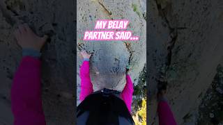 Behind every strong climber is a louder, stronger hype woman #kalymnos #rockclimbing #climbingrocks