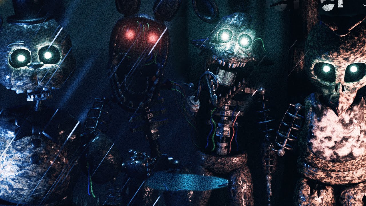 4 Animatronics Attack At Once New Map The Joy Of Creation Reborn Story Mode Update Youtube