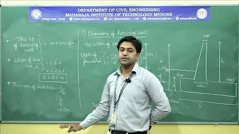 DESIGN OF CANTILEVER RETAINING WALL/DRSS/17CV72/CLASS 02