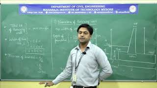 DESIGN OF CANTILEVER RETAINING WALL/DRSS/17CV72/CLASS 02