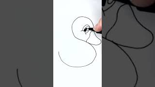 Easy drawing | A Little Duckling | Tutorial shorts