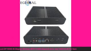 Eglobal Fanless Mini Pc Intel Core I7 7500u Windows 10 Micro Computer