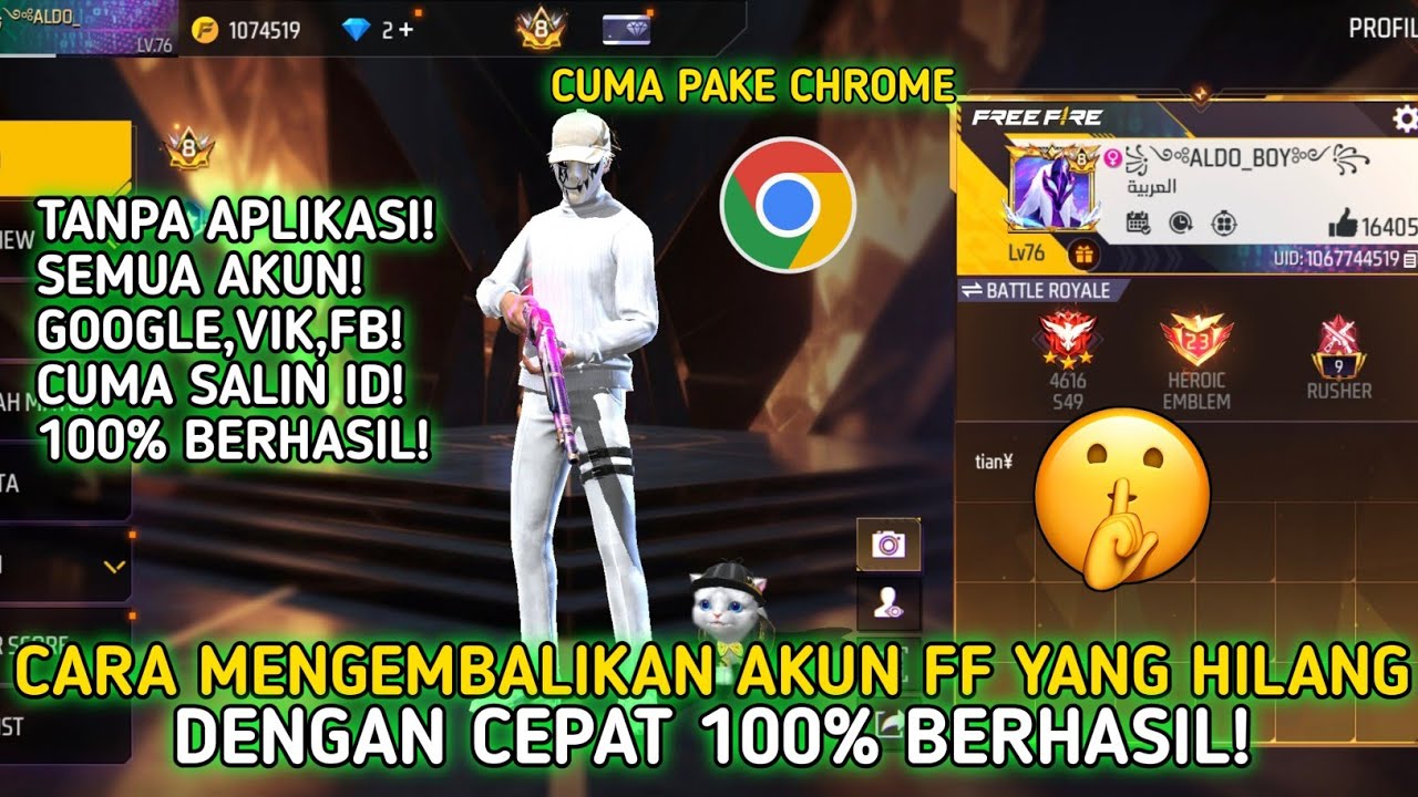 CARA MENGEMBALIKAN AKUN FF YANG HILANG TERBARU 2026‼️