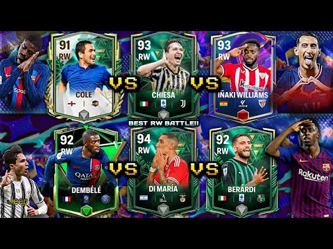 The Ultimate RW Battle! Who's the Best Fc mobile Rw? - YouTube