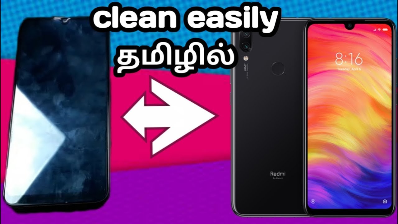 How to clean your total mobile easily at home in tamil - YouTube