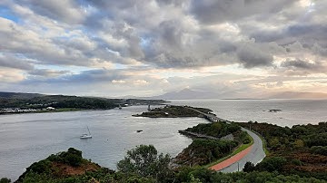 First day in Kyle of Lochalsh, Scotland with Dana TV