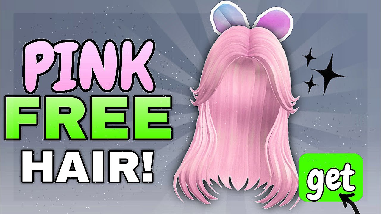 🚨 CABELO GRÁTIS 🚨 #hair #limited #roblox #gamer #pink