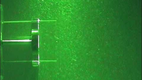 Flow Visualization Experiment 01 - Axial Fan in Water Tunnel