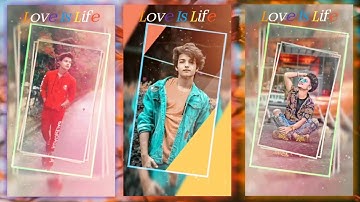 Light effect whatsapp status | How to create trending whatsapp status video | Lyrics status video