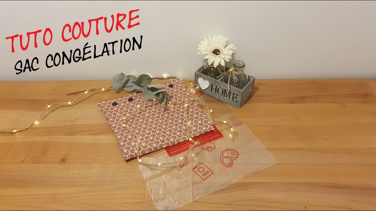 tuto couture: sac congélation