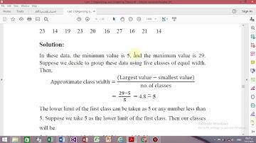 التوزيع التكراري للبيانات الكمية 2 Frequency Distribution for Quantitative Data 2