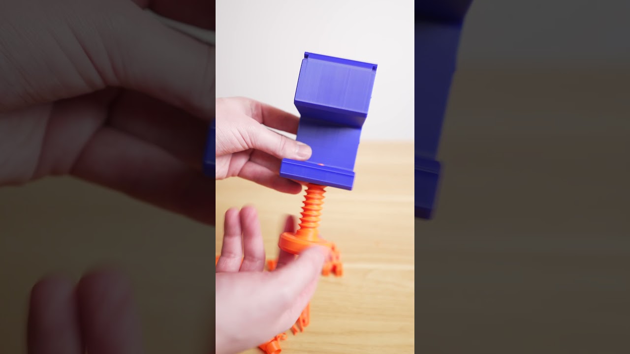 We made a printable desktop pen launcher, make one yourself!! #3dprinting #diy #art #lego #filedrop