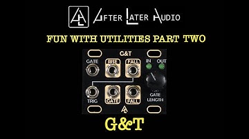 Fun With Utilities Part Two: G&T