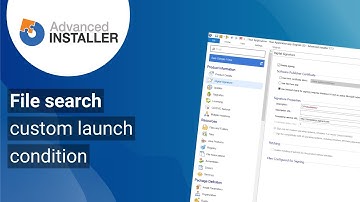 File search - custom launch condition