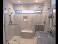 Modern  Marble Shower and Bathroom Remodel