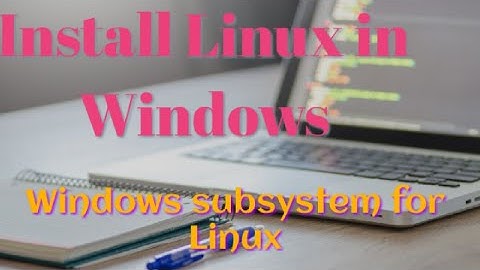 How to install Linux in Windows | WSL | Windows subsystem for Linux