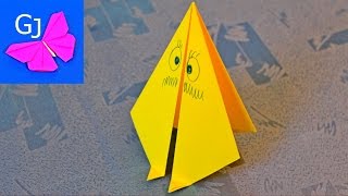 Оригами из бумаги ❤️ ЗАБАВНЫЙ ХОДУНЧИК Оригами из бумаги ❤️ ЗАБАВНЫЙ ХОДУНЧИК