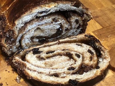 Martha Stewart’s Cinnamon raisin bread demonstrated