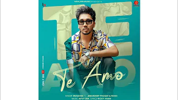 Te Amo - official Audio song Musahib Avvy Sra Officia Sudhanshu Visual @thisndjstudio9204