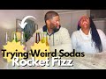 TRYING WEIRD FLAVOR SODAS FROM ROCKET FIZZ