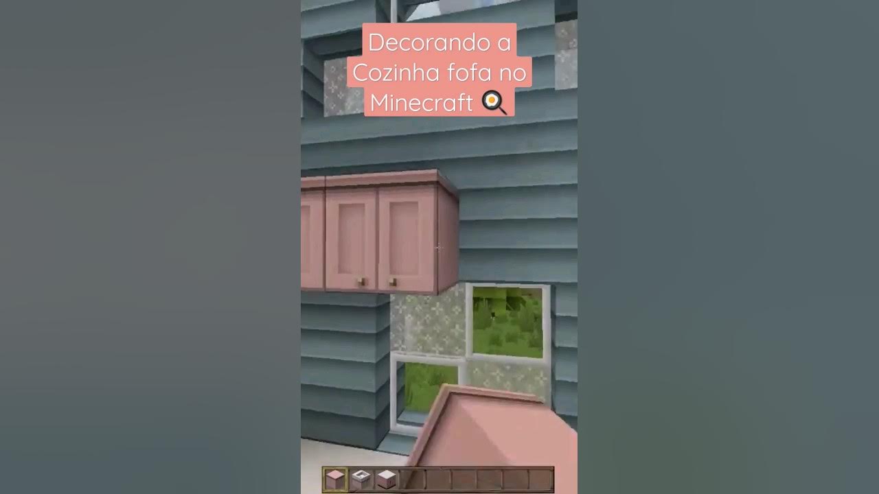 💓🌺 Casa aesthetic rosa e fofa no Minecraft! (tutorial no meu