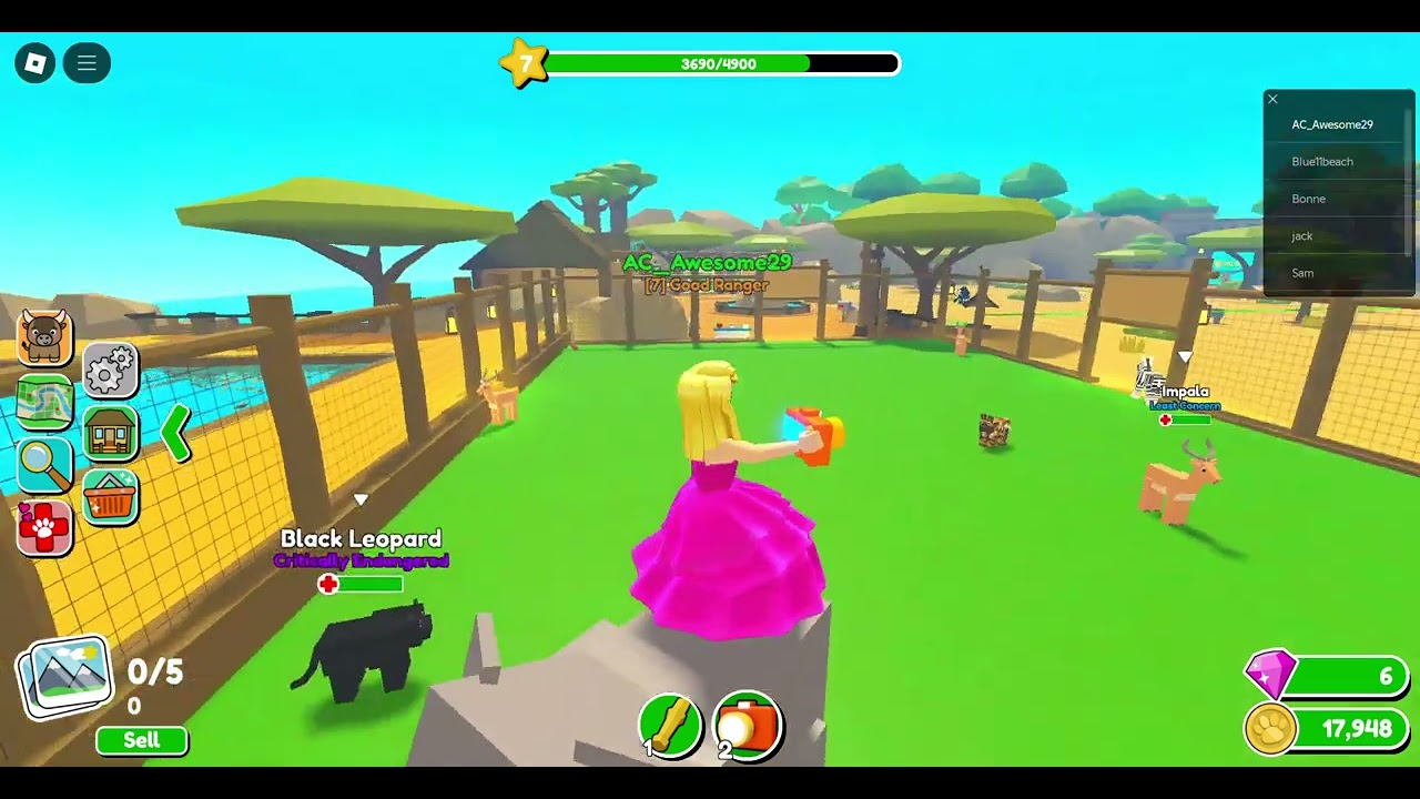 Roblox Endangered Animal Game YouTube 