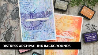 Distress Archival Ink Backgrounds