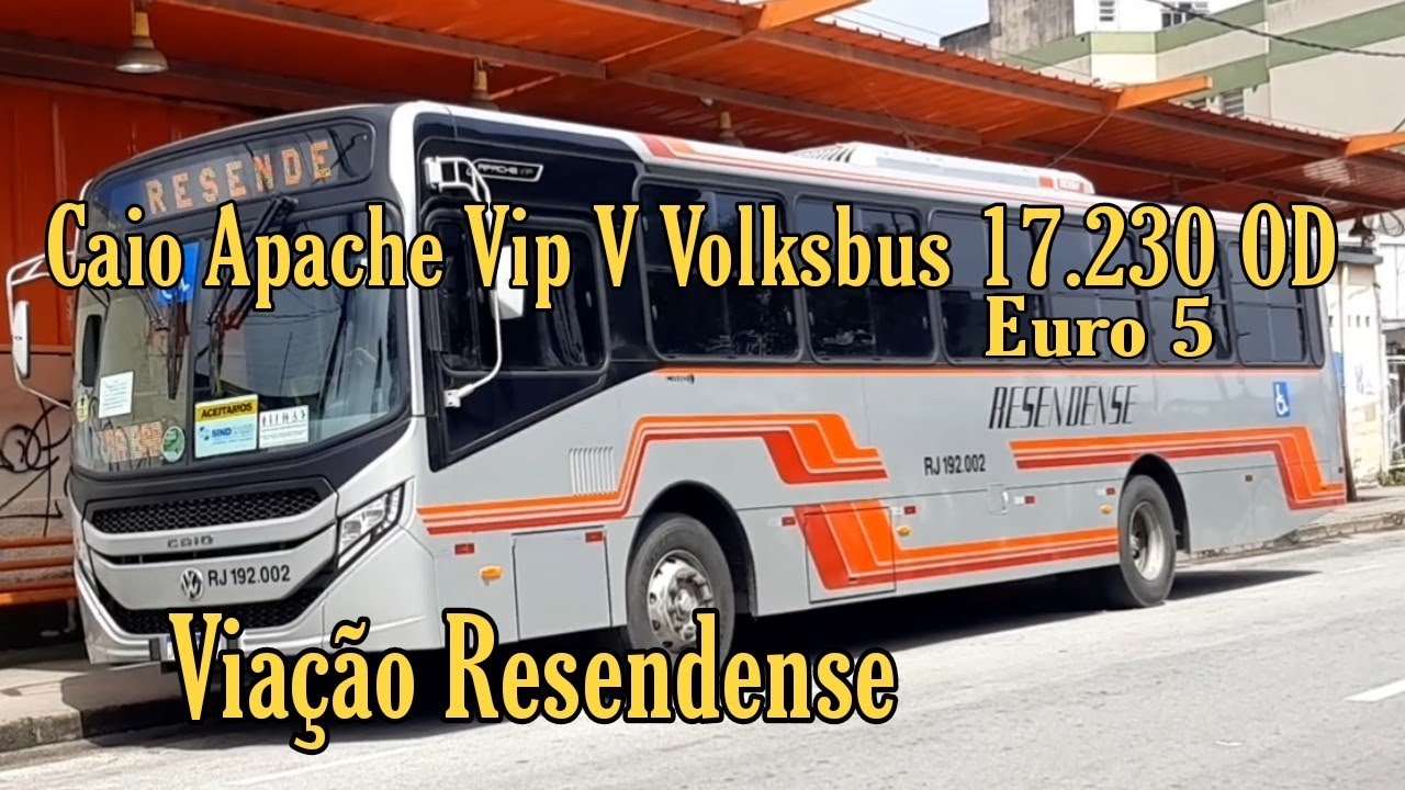 [ P185 - Volta Redonda X Resende ] Caio Apache Vip V Volksbus 17.230 OD ...