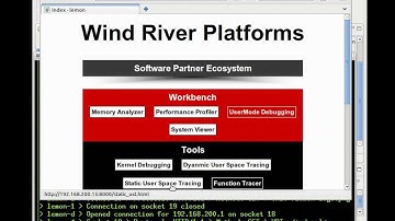 UST (User Space Trace) statically tracing an embeded webserer