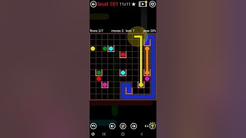 How To Solve Flow Free Pockets Pack Level 101 11x11 Board Harder Walk Through Solution Walkthrough