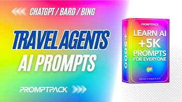 AI Prompts for Travel Agents by PromptPack | #AI #ChatGPT #Bard #Bing