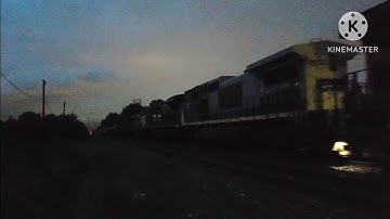 5 Ex-CSX GECX Dash 8s Trail on NS 310! - Northwood, OH.