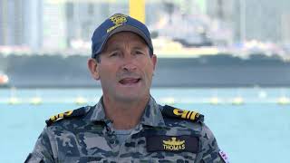 RAN and JSMDF dive on USS Midway during RIMPAC 2022