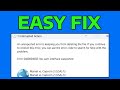 How To Fix No Such Interface Supported Error Code 0x80004002 in Windows