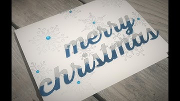 Two Color Embossing Technique