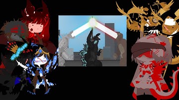 Kaiju React To Godzilla VS Kong Final Battle... But The Roles Are Reversed by @slick4785