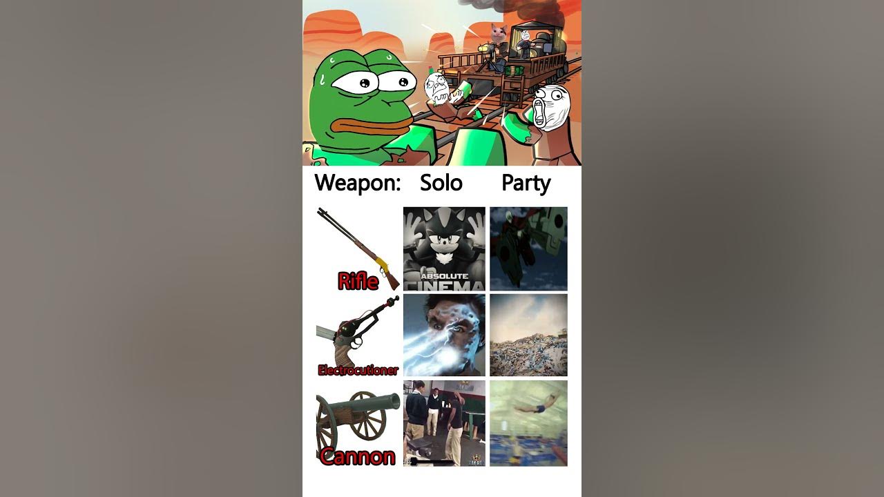 Dead Rails Weapons be like pt.3 #deadrails #roblox #deadrailsroblox #robloxmemes