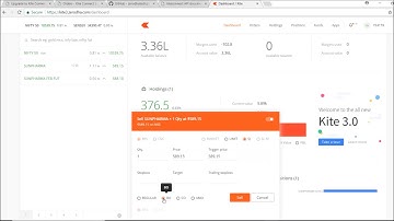 Bracket(SL) & Cover Order(LIMIT) in Python KiteConnect 3.0