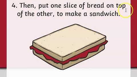 How to make a jam sandwich