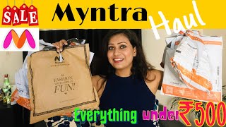 Best Myntra Sale Haul | Under 500 | Tops & Kurti | The Brown Eyed