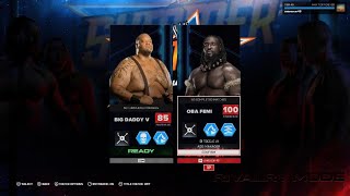 WWE 2K26 big daddy v vs oba femi