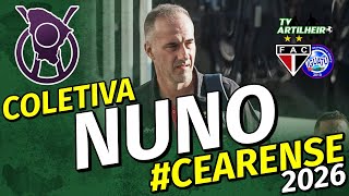 [Cearense '26] Coletiva Nuno Pereira | Pós-Jogo Ferroviário 2 X 0 Iguatu | GOLS! | TV ARTILHEIRO