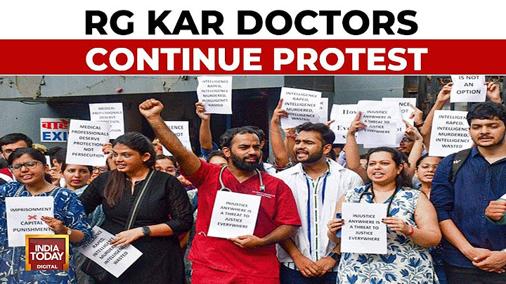 RG Kar Doctors Continue Protest, Demand Police Commissioner's Resignation Over 'lapses'