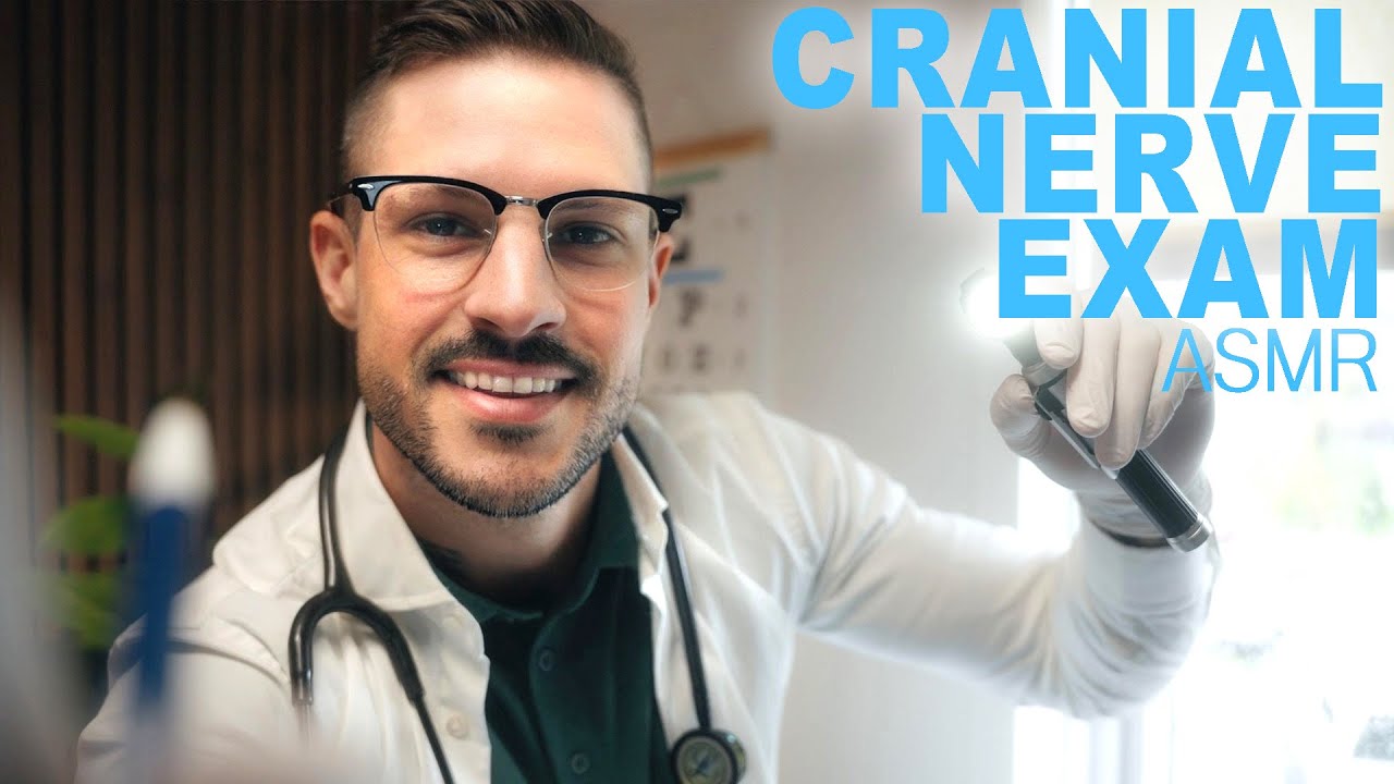 Realistic ASMR Cranial Nerve Exam on a Rainy Day