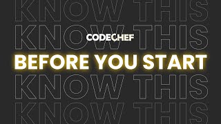 Know This Before Using CodeChef Platform | Competitive Programming | Weekend Special | Yogesh