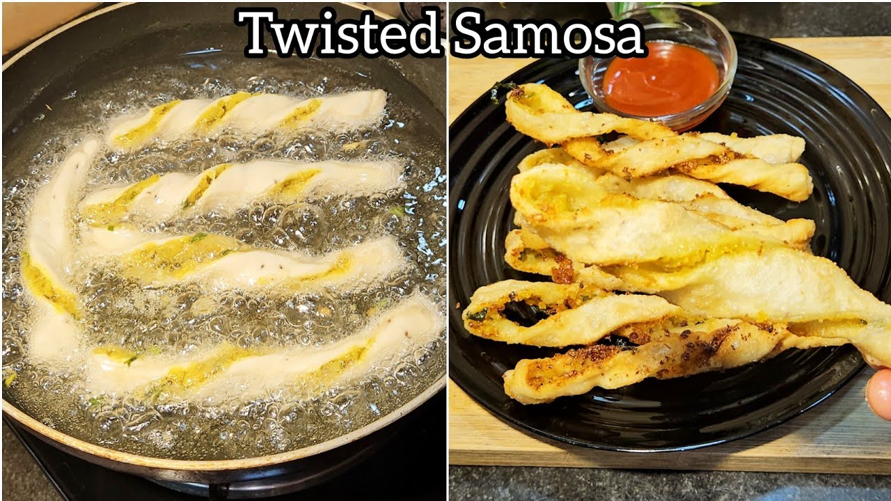 Crispy Twisted Samosa Recipe | Evening Snacks Recipe 